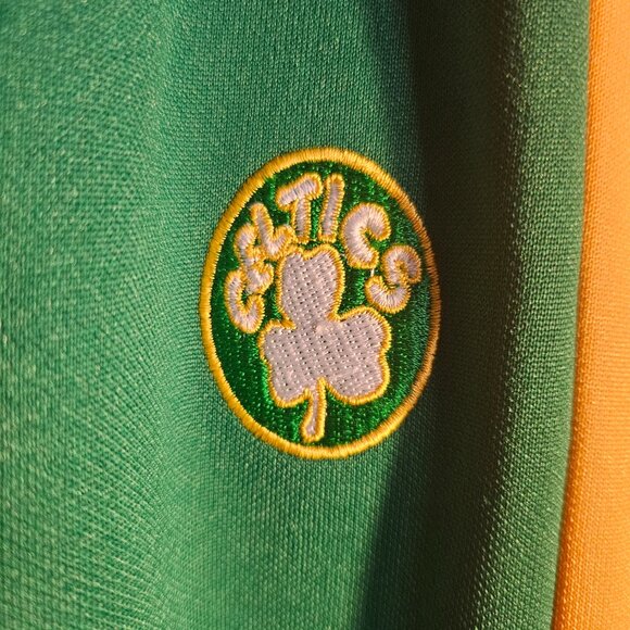 Boston Celtics NBA hardwood Classics Green Shooting Warmup Pants Size XL - Picture 3 of 5